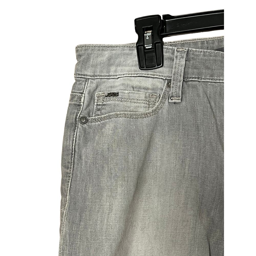 joe's women mid rise gray straight fit jeans sz 26 socialite kicker - Picture 6 of 10